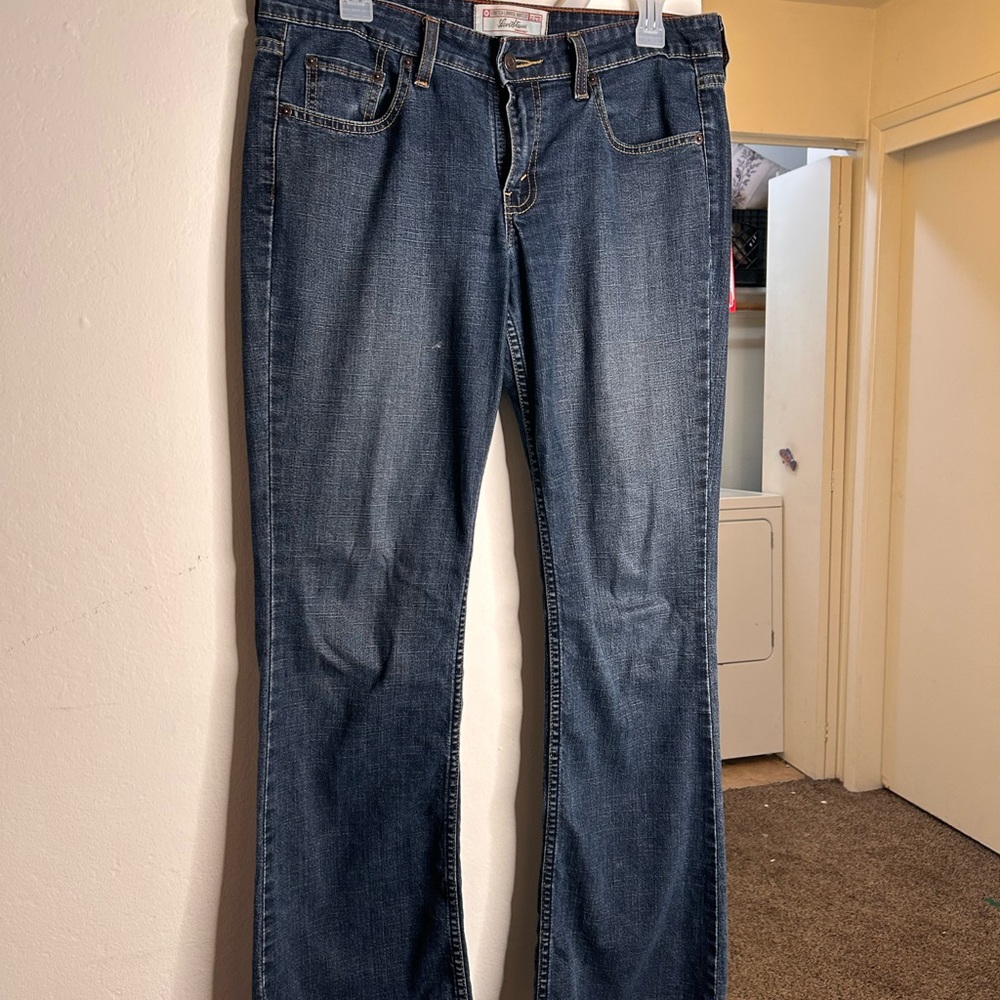 Levi's Women's Boot Cut Jeans in Dark Blue